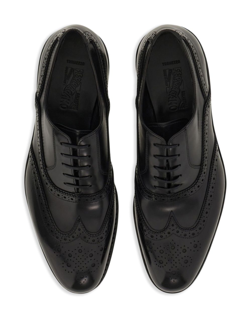 Ferragamo Tramezza oxford shoes Black