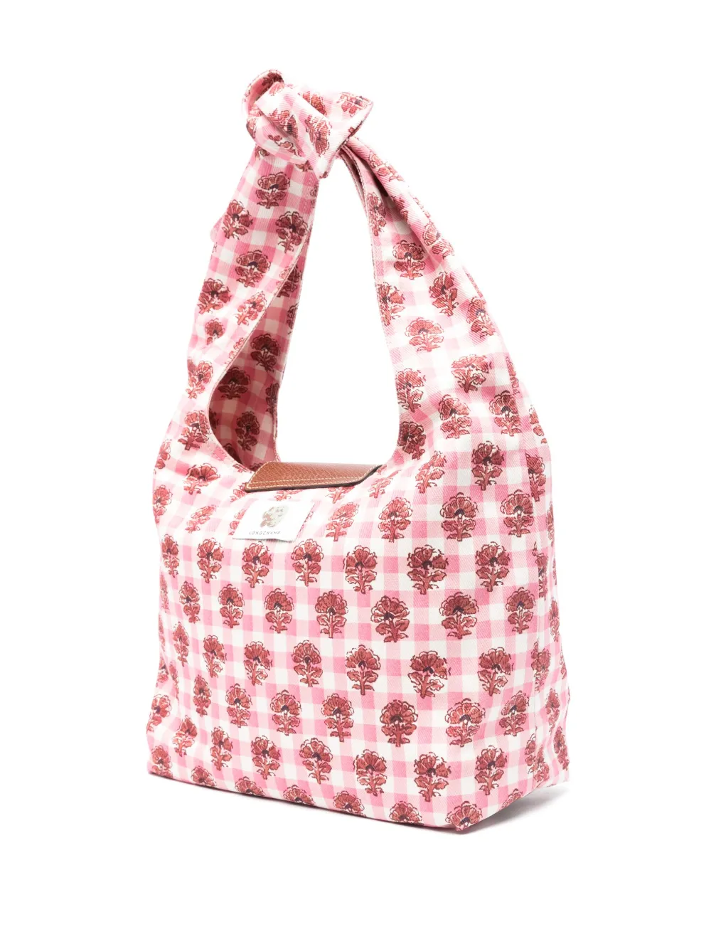 Longchamp Medium Le Pliage Shoulder Bag In 粉色