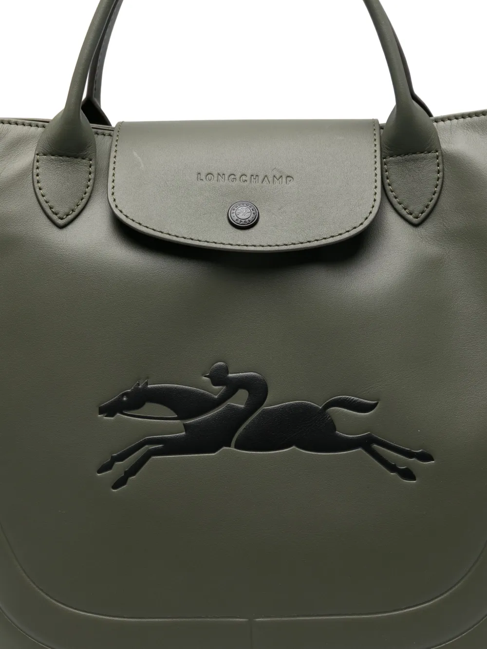 Longchamp Le Pliage shopper Groen