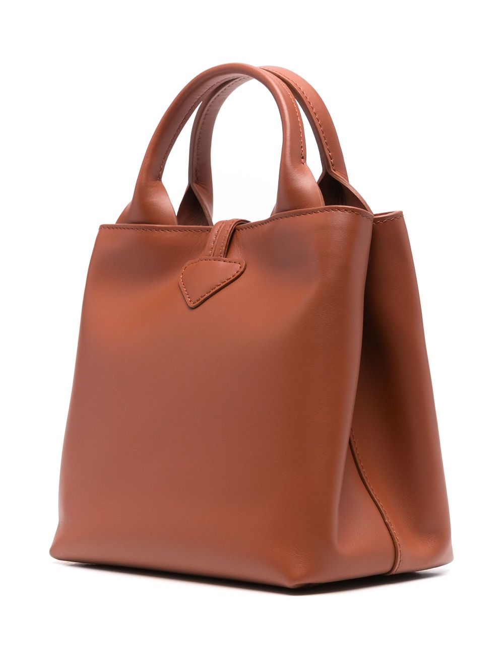 Longchamp Le Roseau kleine shopper - Bruin