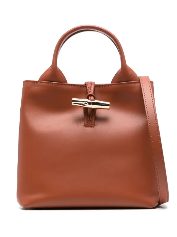 Longchamp Le Roseau S Handbag Brown FARFETCH IN