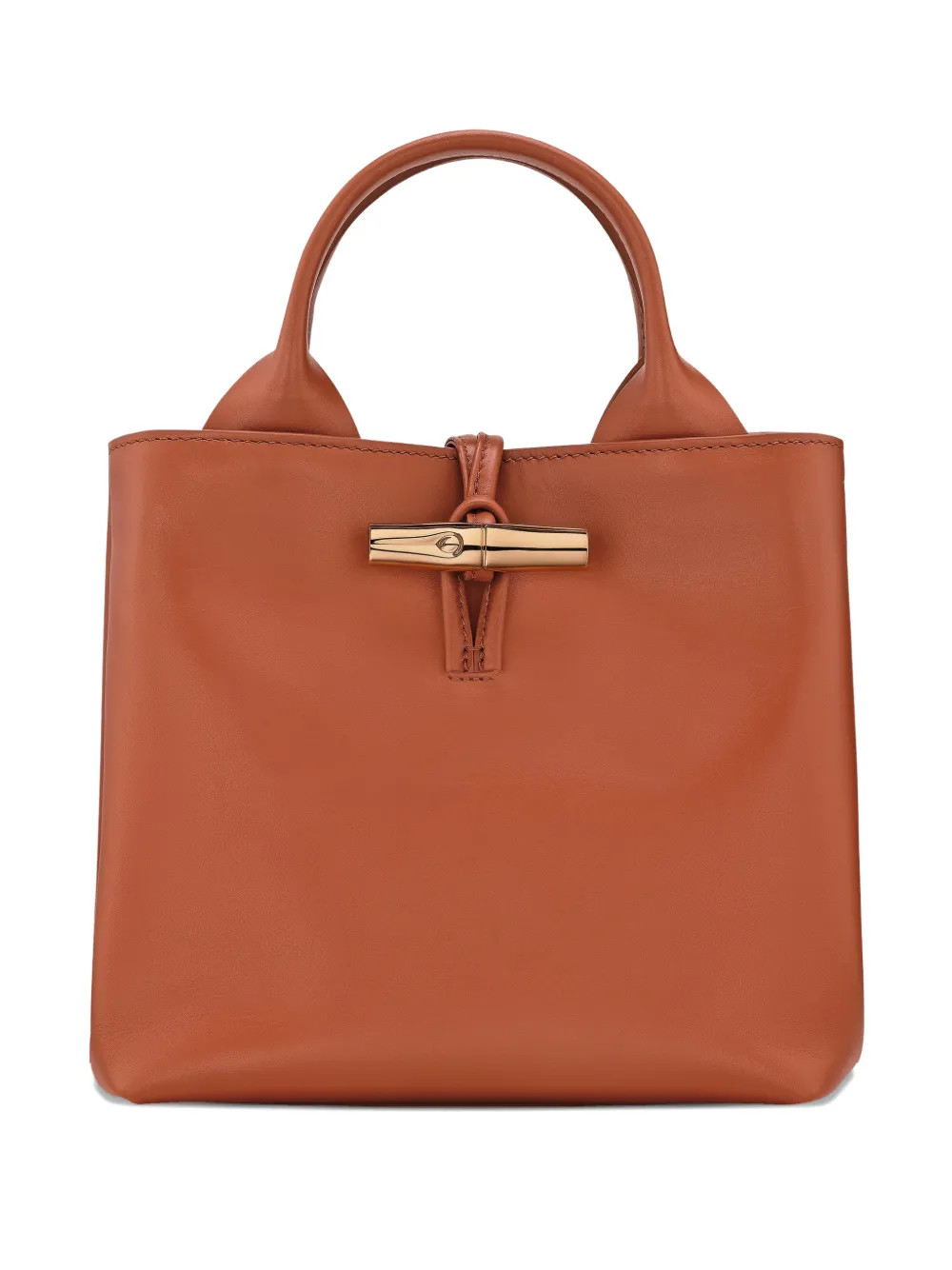 Longchamp Borsa tote Le Roseau piccola - Marrone