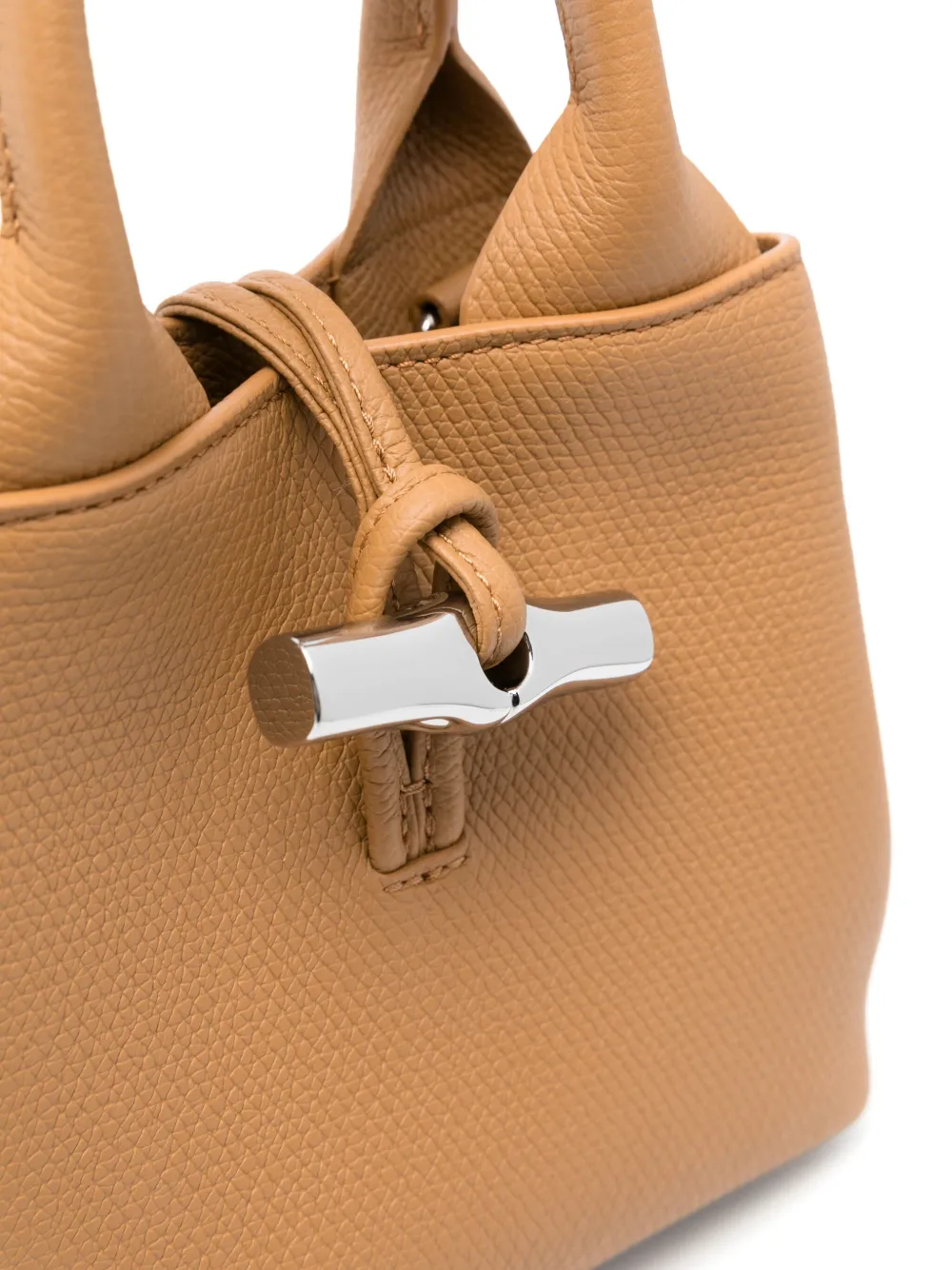 Longchamp Le Roseau XS shopper Bruin