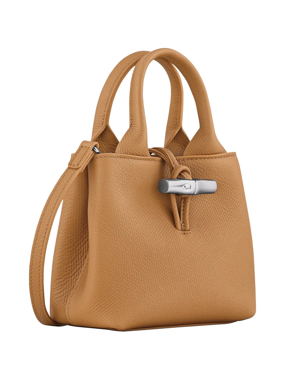 Longchamp Le Roseau XS shopper Bruin
