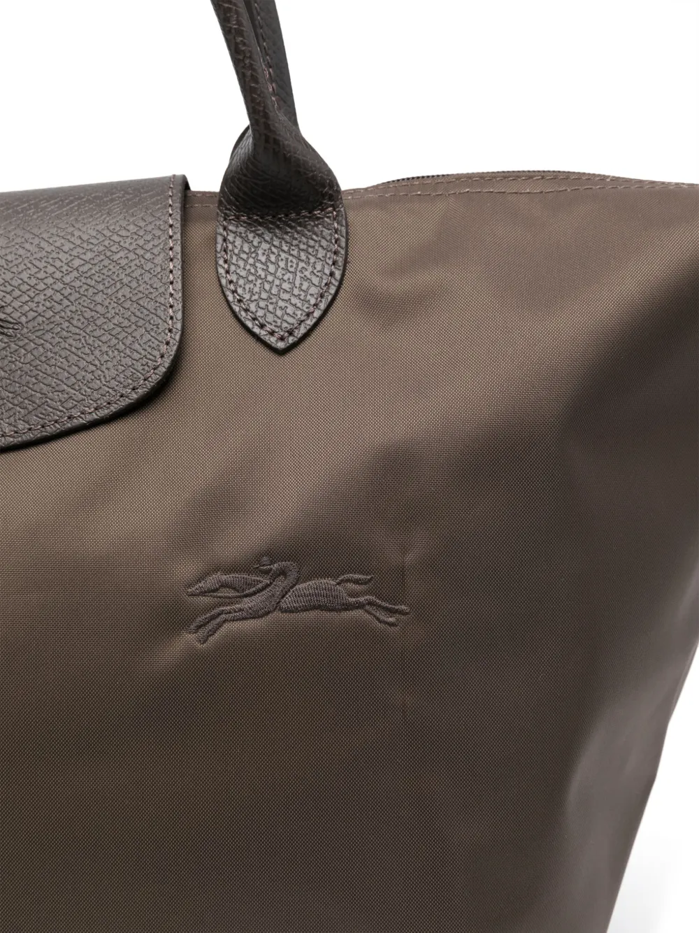Longchamp Le Pliage Green medium shopper Bruin