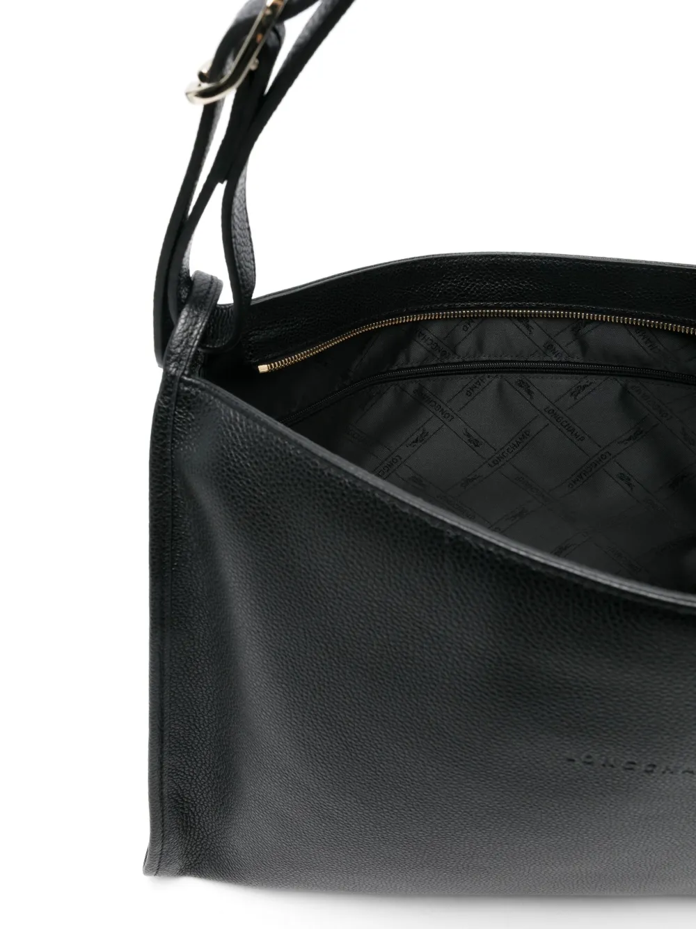 Longchamp Le Foulonné XL schoudertas Zwart