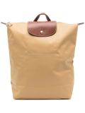 Longchamp medium Le Pliage backpack - Brown