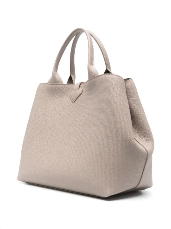 Longchamp Large Le Roseau Tote Bag | Grey | FARFETCH