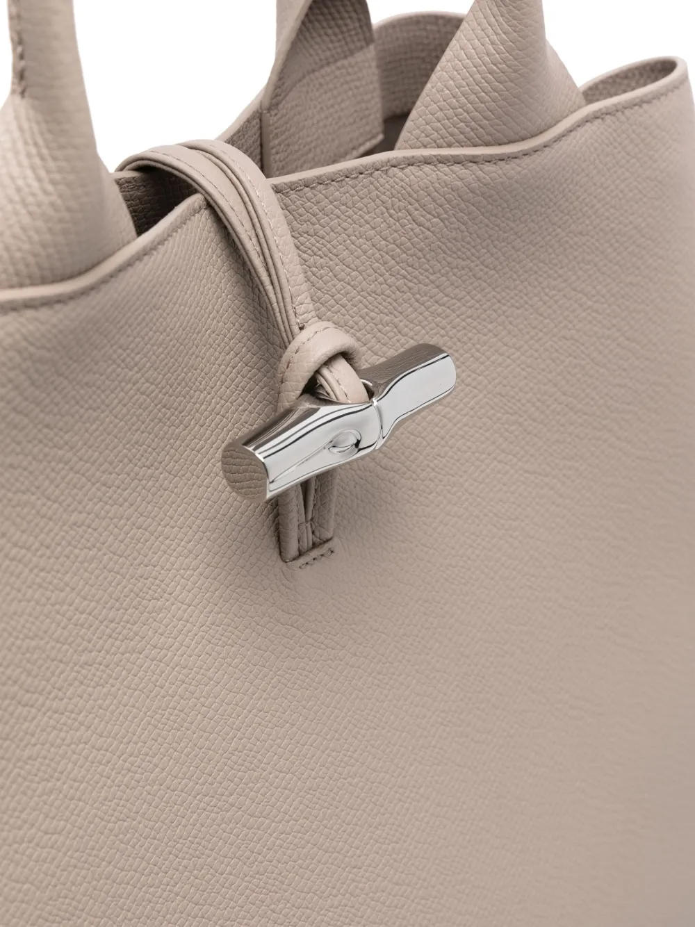 Longchamp Le Roseau grote shopper Grijs