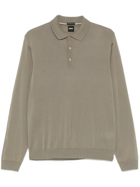 BOSS knitted polo shirt