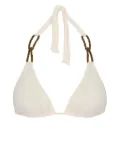 Lenny Niemeyer halterneck bikini top - White