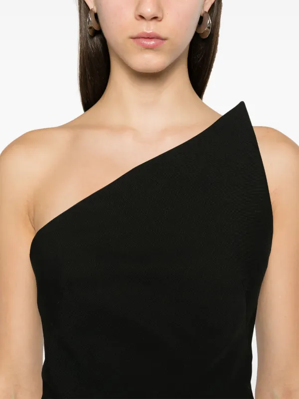 Alexander Wang Asymmetric Strapless Top | Black | FARFETCH CZ