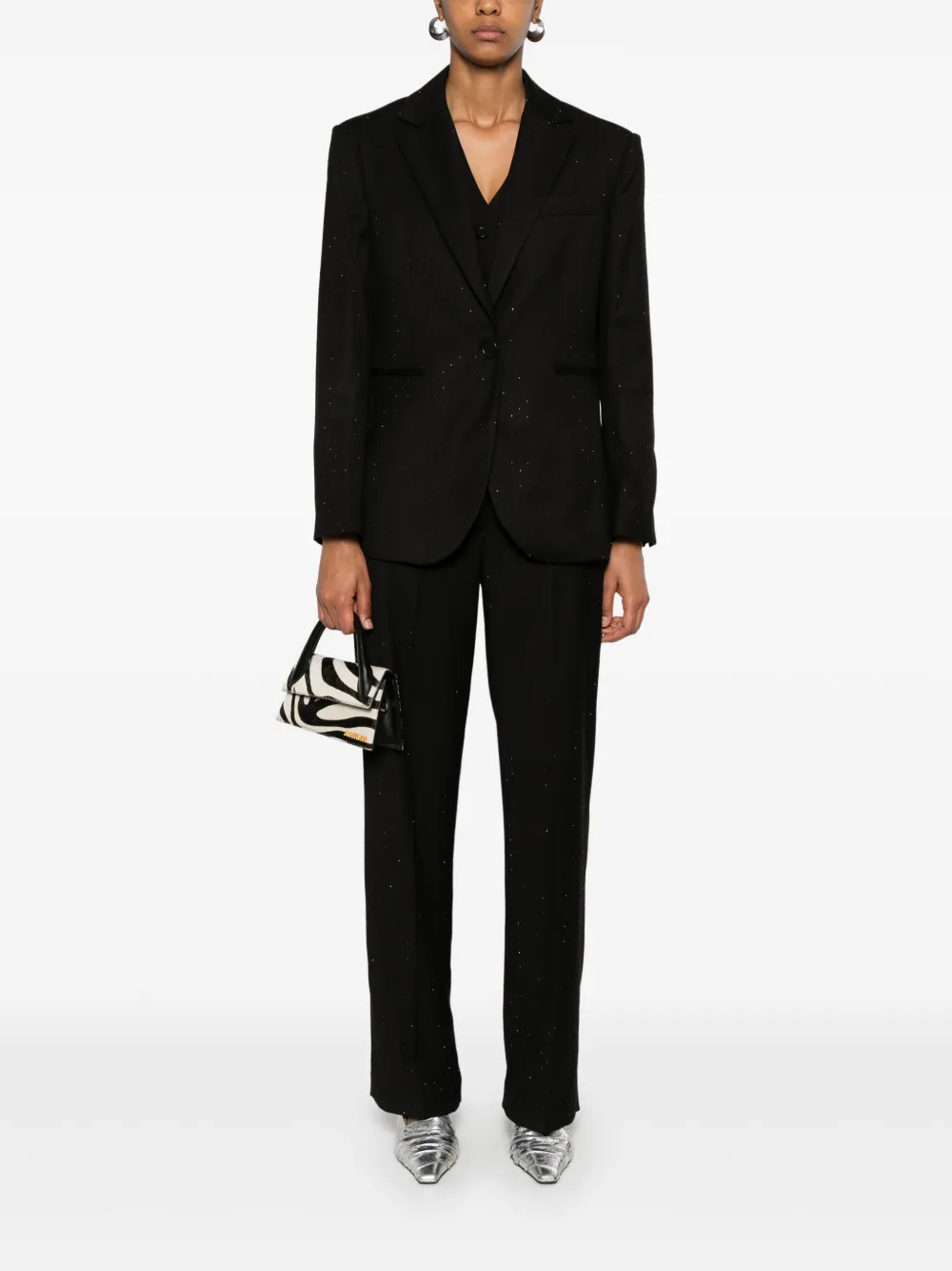 LIU JO twill trousers - Zwart