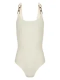 Lenny Niemeyer chain-trim swimsuit - White