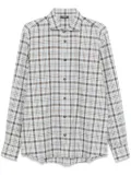 Peserico checked shirt - Blue