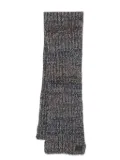 Paul Smith chunky knitted scarf - Blue