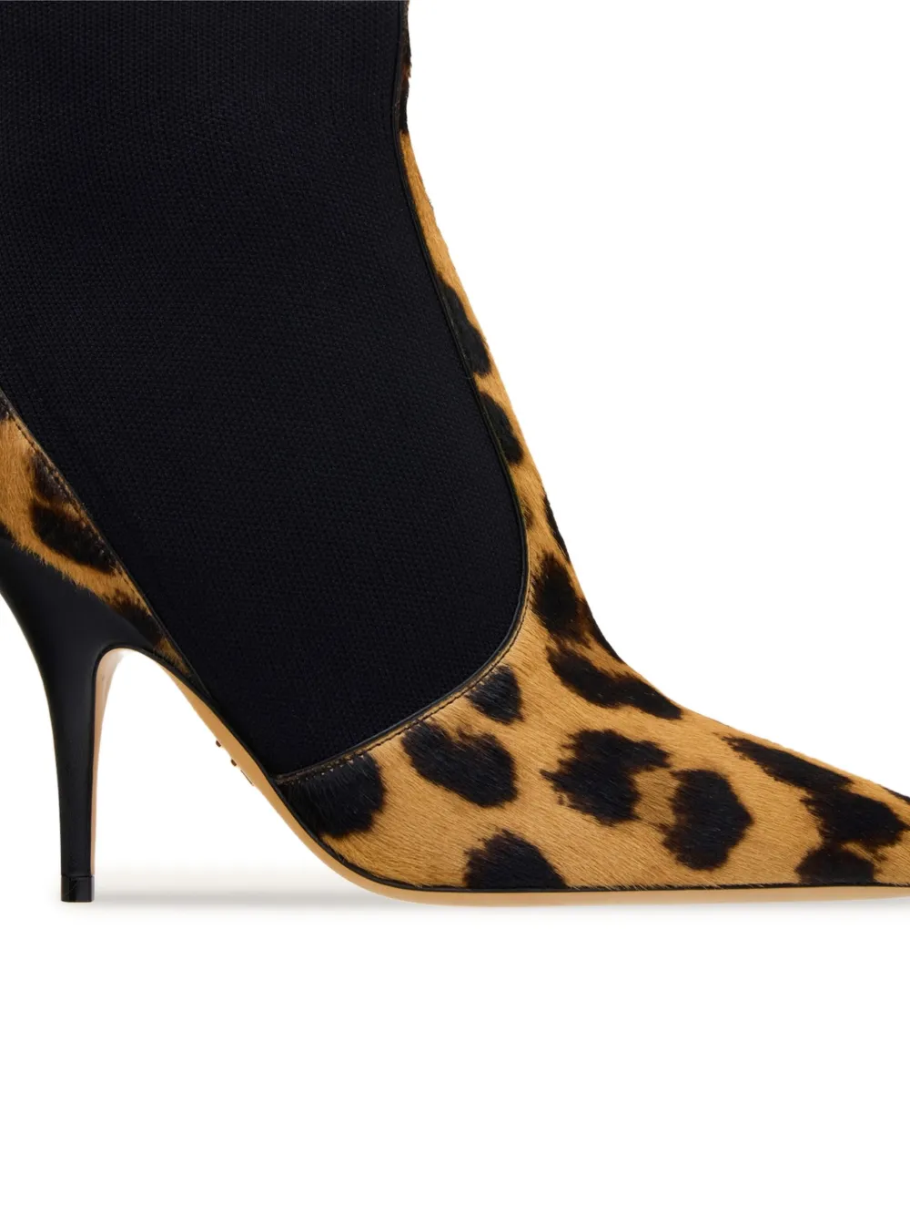 Ferragamo 95mm leopard-print ankle boots Multicolour