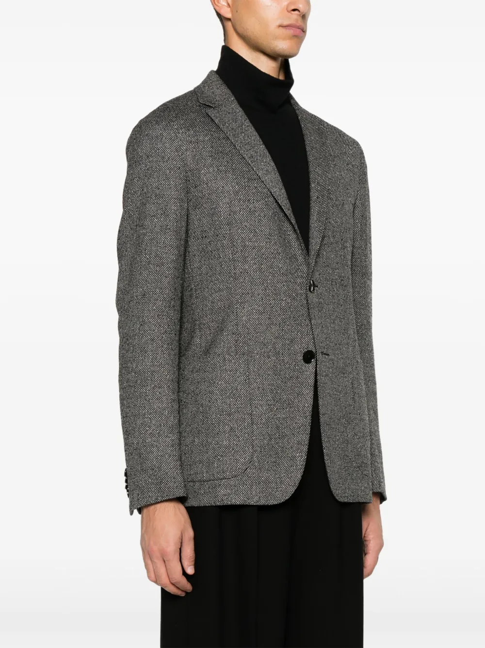 Zegna Twill blazer Grijs