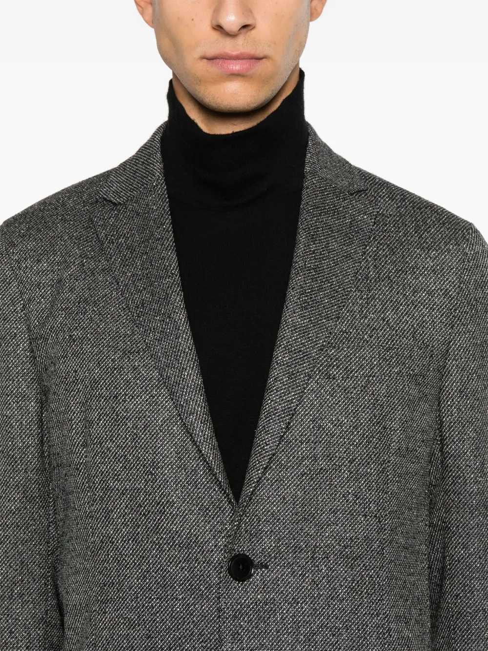 Zegna Twill blazer Grijs