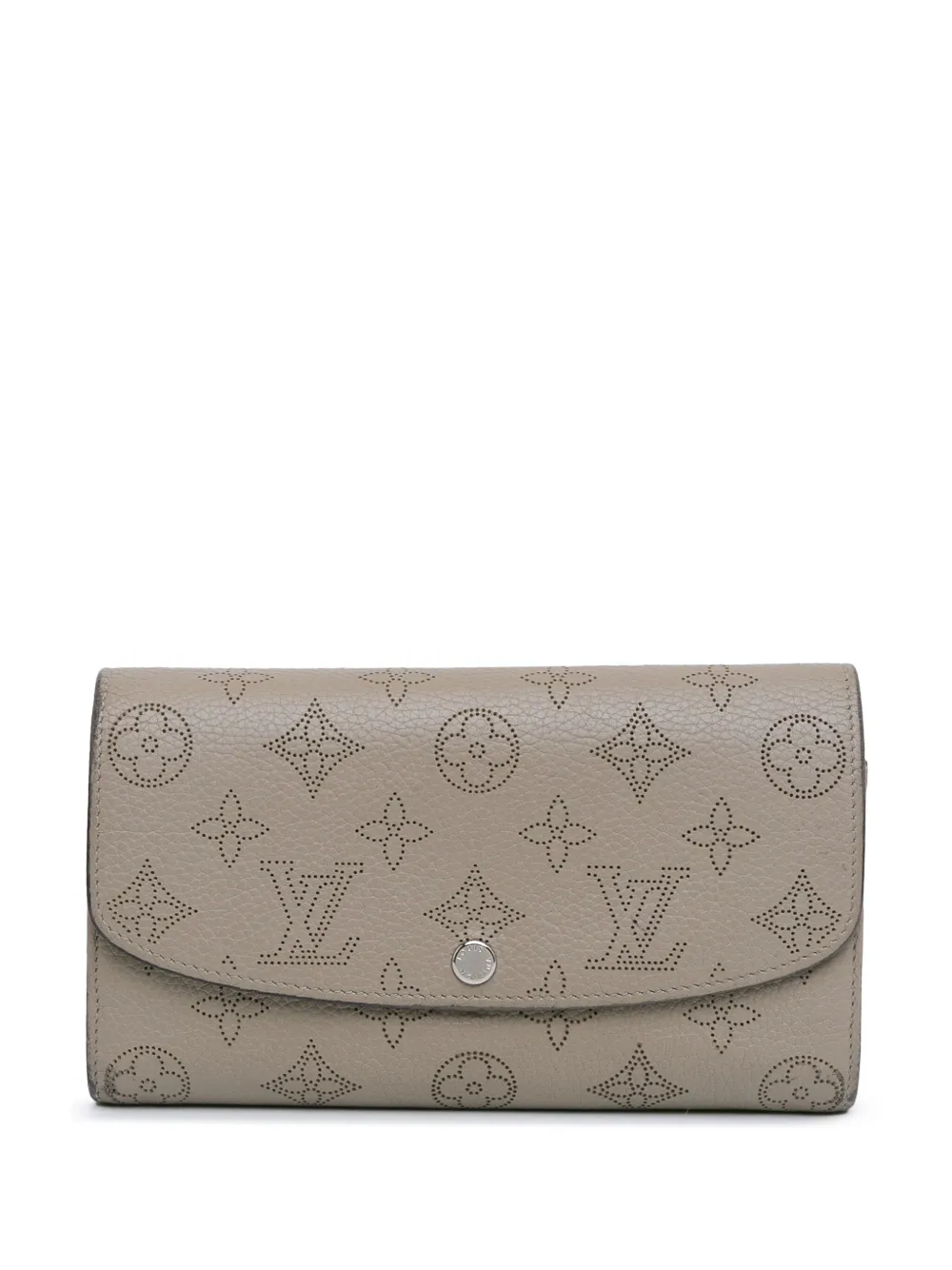 Louis Vuitton PreOwned 2015 Monogram Mahina Iris Wallet Long Wallets