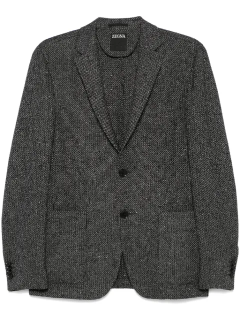 Zegna basket weave blazer