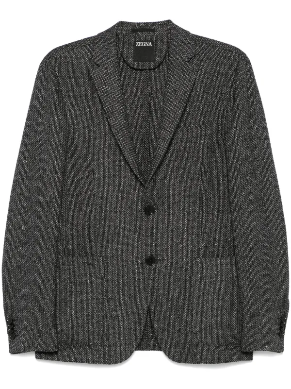 basketweave blazer