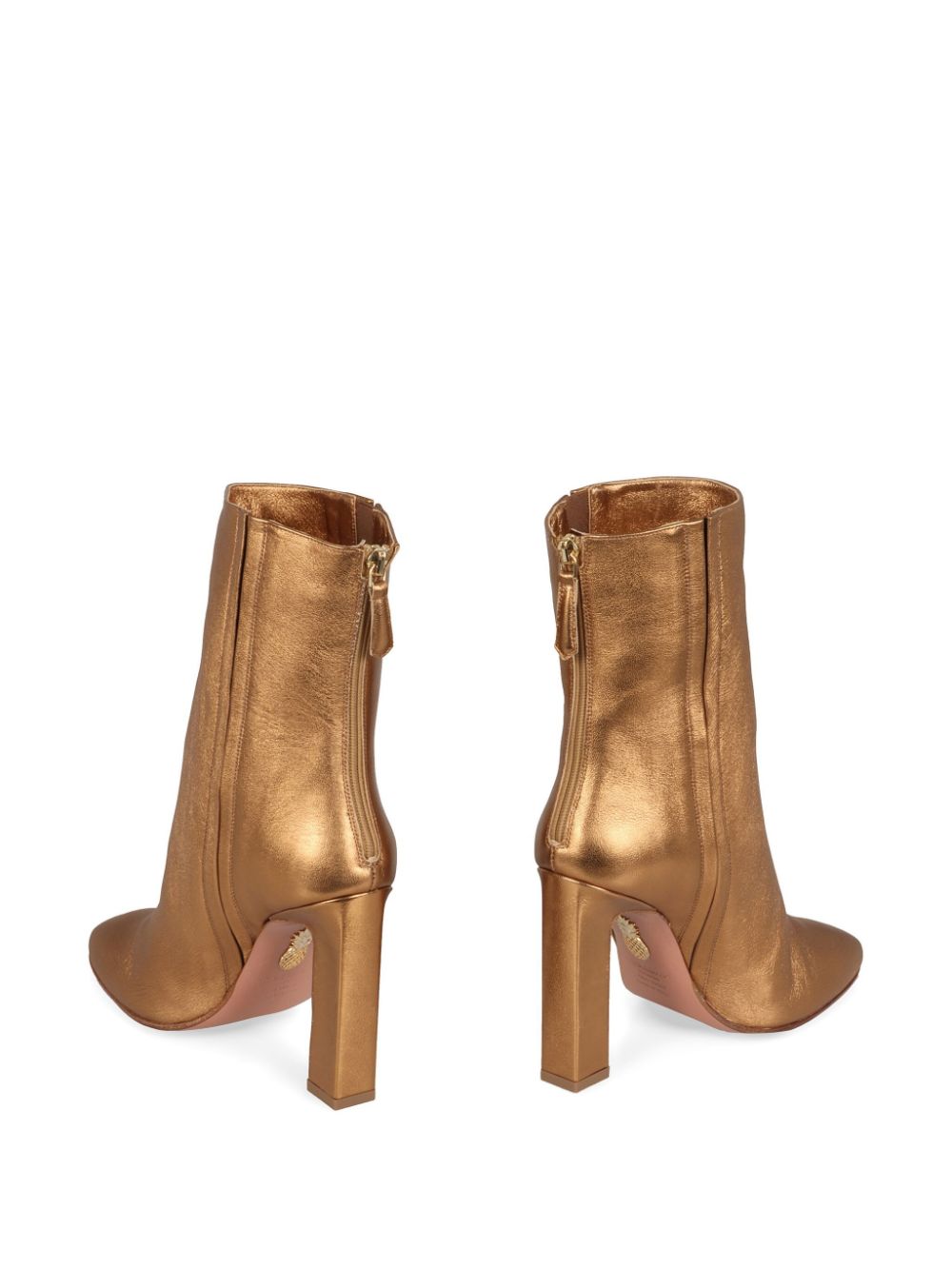 Aquazzura 110mm Joplin boots Gold