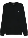 Paul Smith Zebra-patch sweater - Black