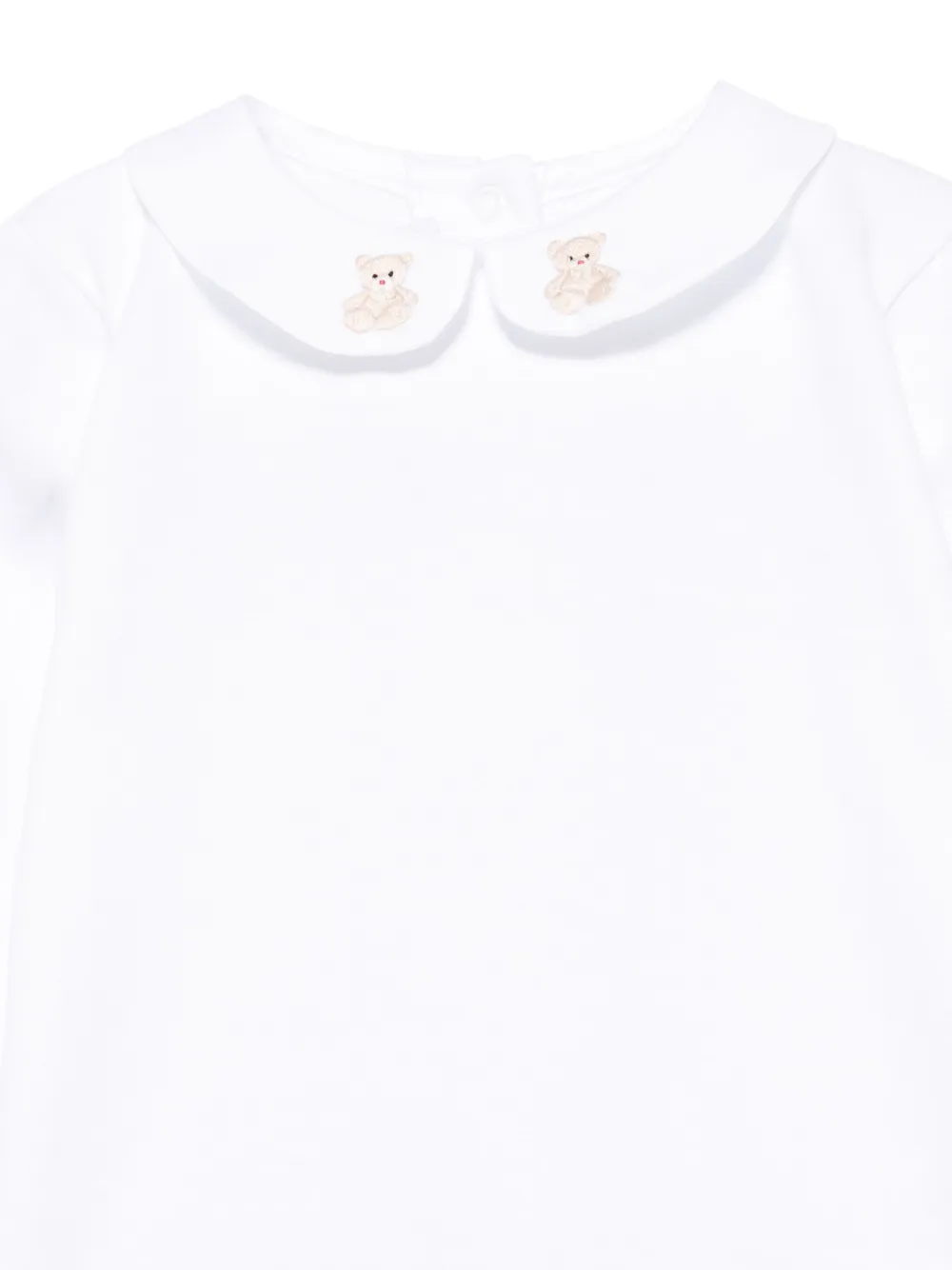 Mariella Ferrari Romper met teddybeerpatroon Wit