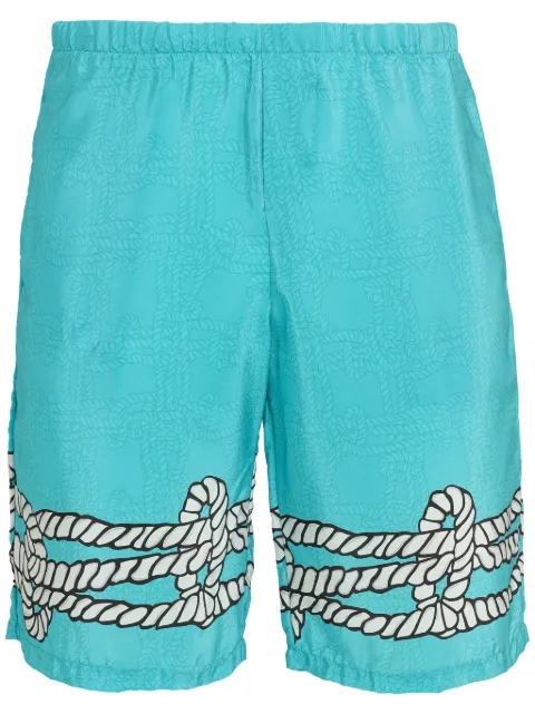 Amir Slama shorts de seda