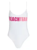 Amir Slama Beach Team swimsuit - White