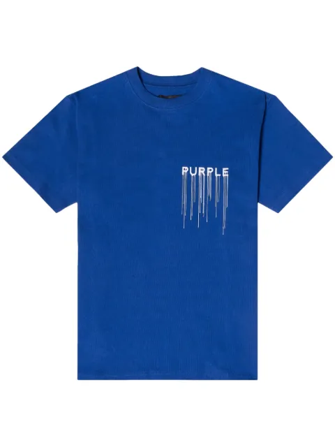 Purple Brand t-shirt Wordmark Drip
