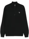 Paul Smith Zebra-motif sweater - Black