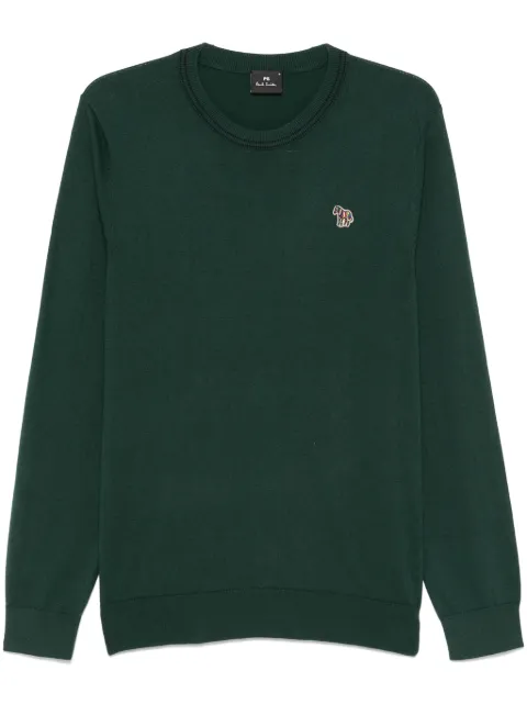 Paul Smith suéter con parche Zebra