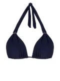 Lenny Niemeyer metallic-detail bikini top - Blue