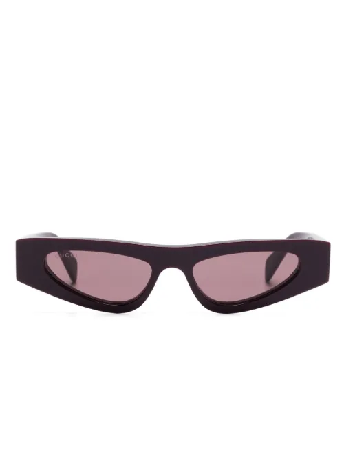 Lunettes de soleil à monture papillon - Gucci Eyewear - Modalova