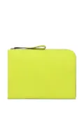 Valextra citron yellow clutch