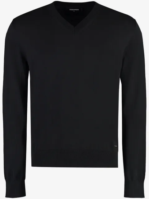 DSQUARED2 cotton v-neck sweater