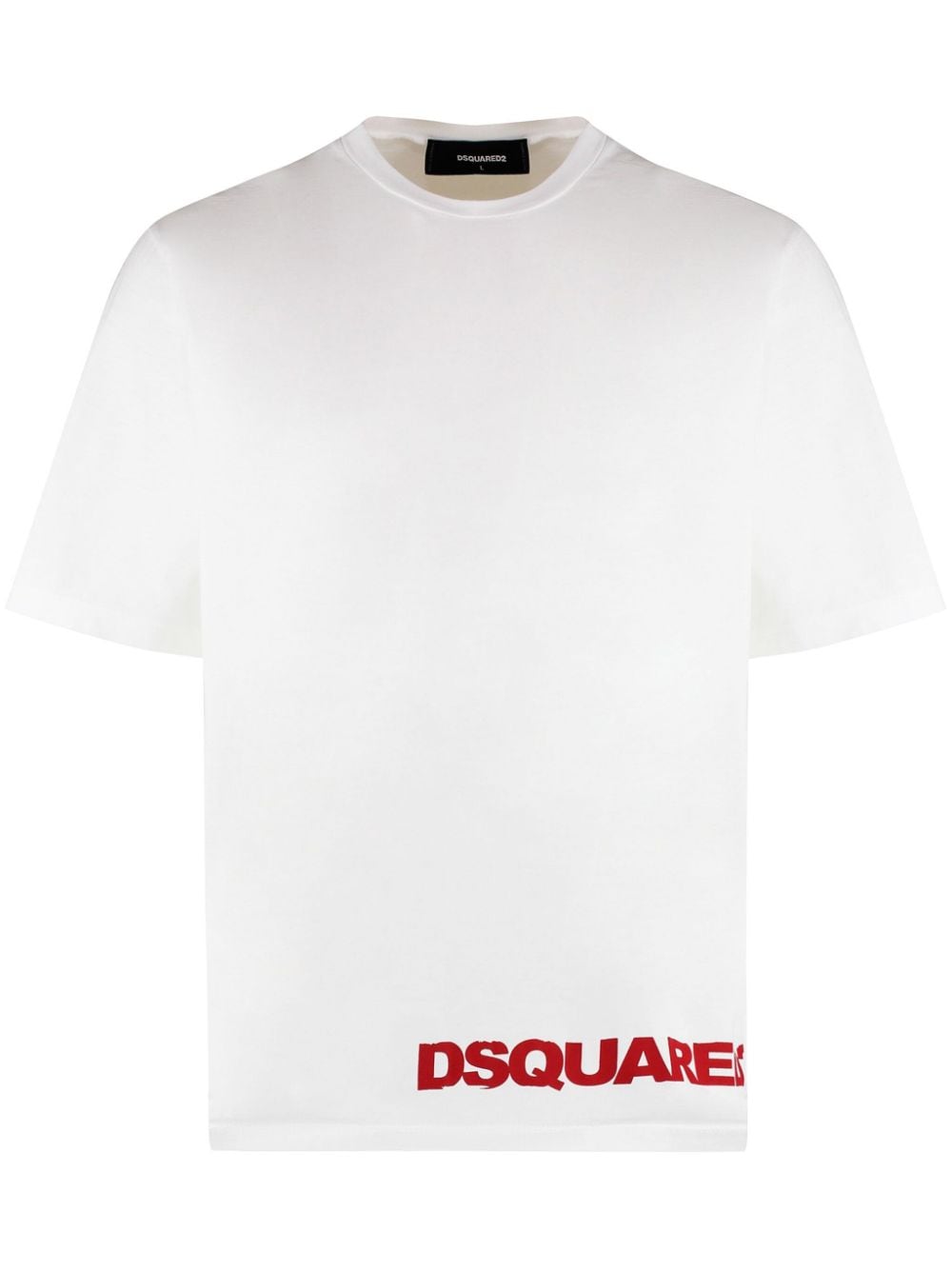 DSQUARED2 T-shirt met logoprint Wit