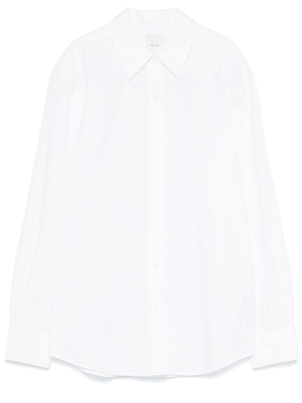 Calvin Klein cotton poplin shirt - White