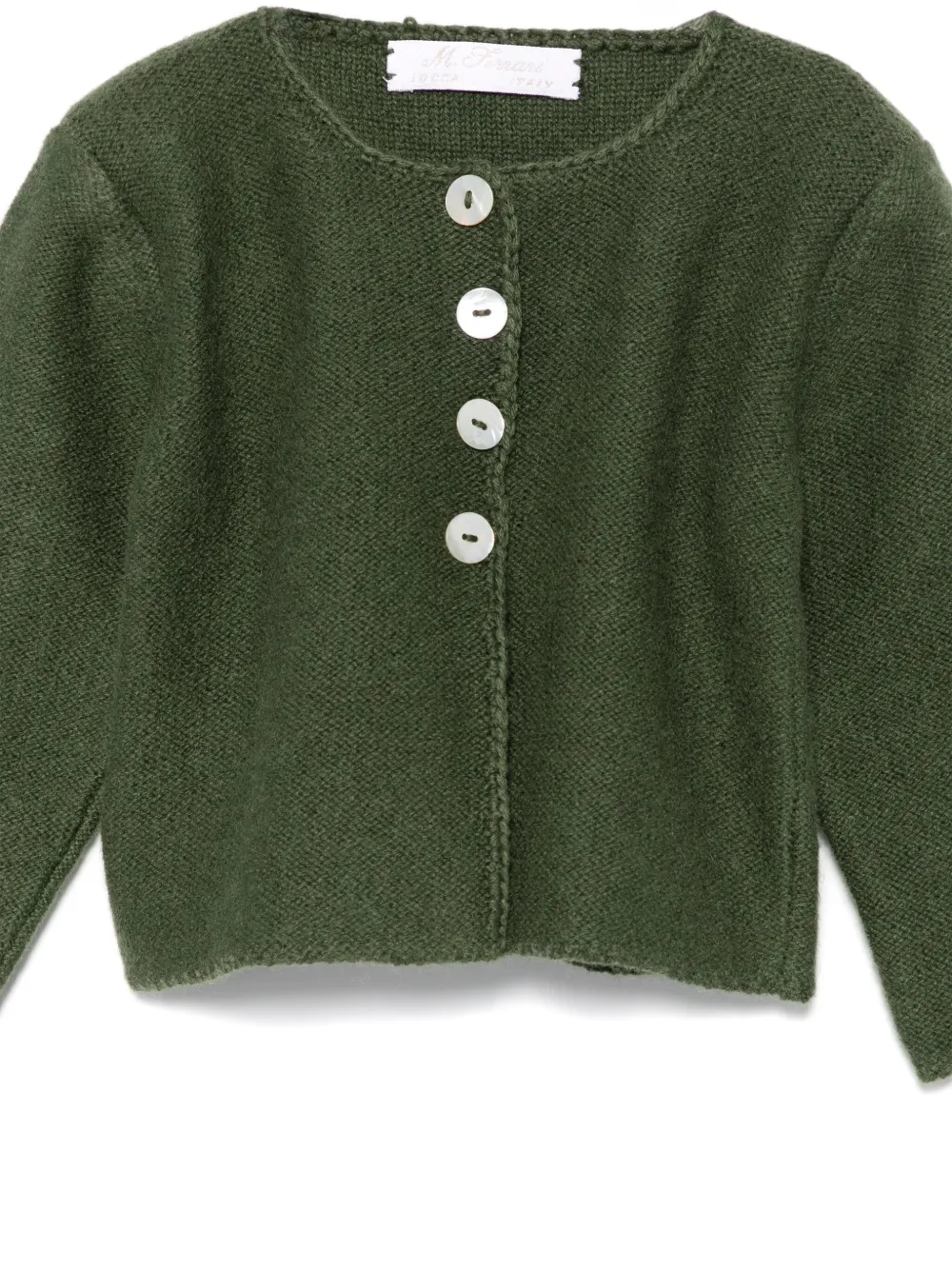 MARIELLA FERRARI CREW-NECK CARDIGAN