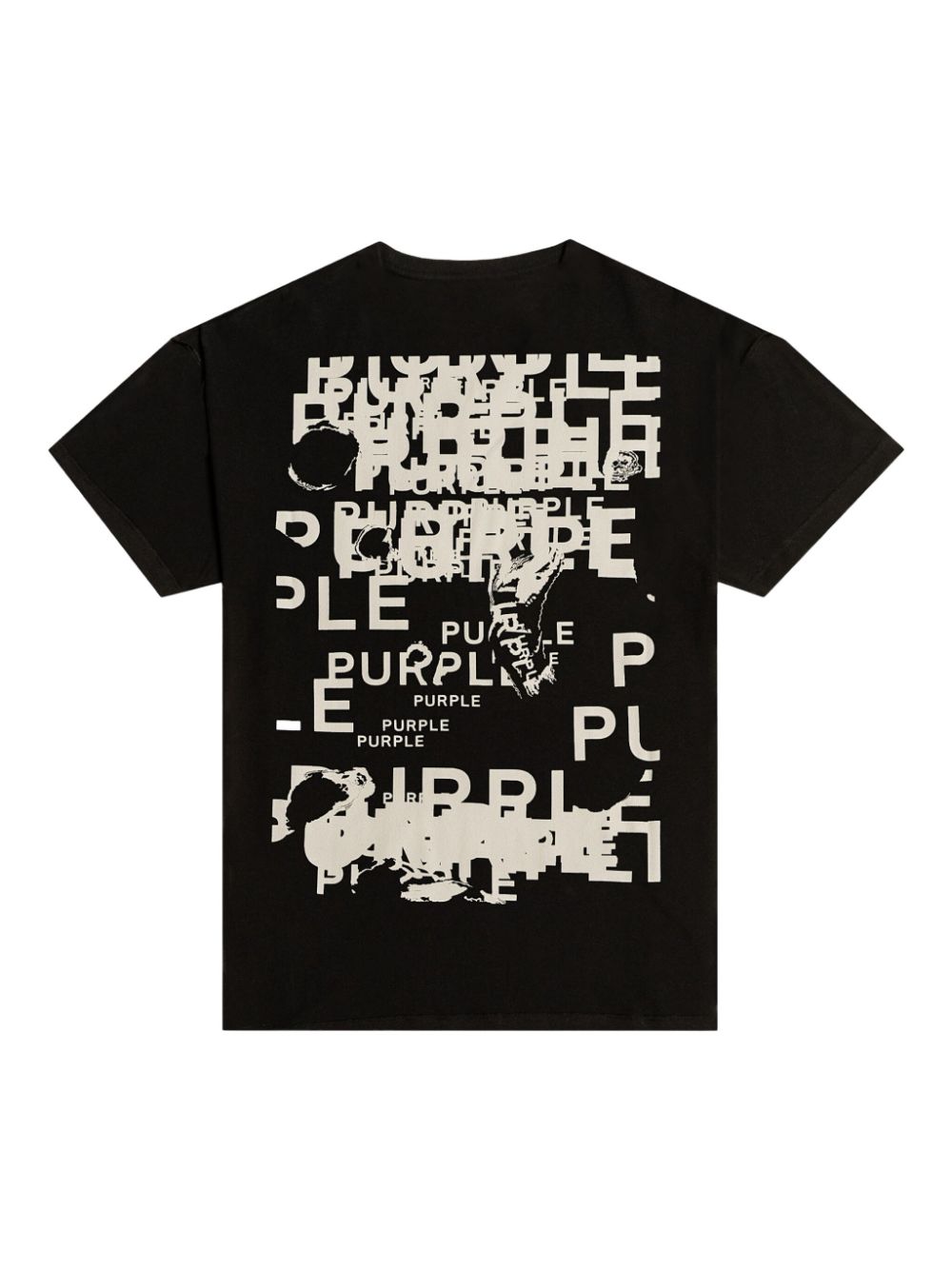 Purple Brand Photocopy T-shirt - Zwart