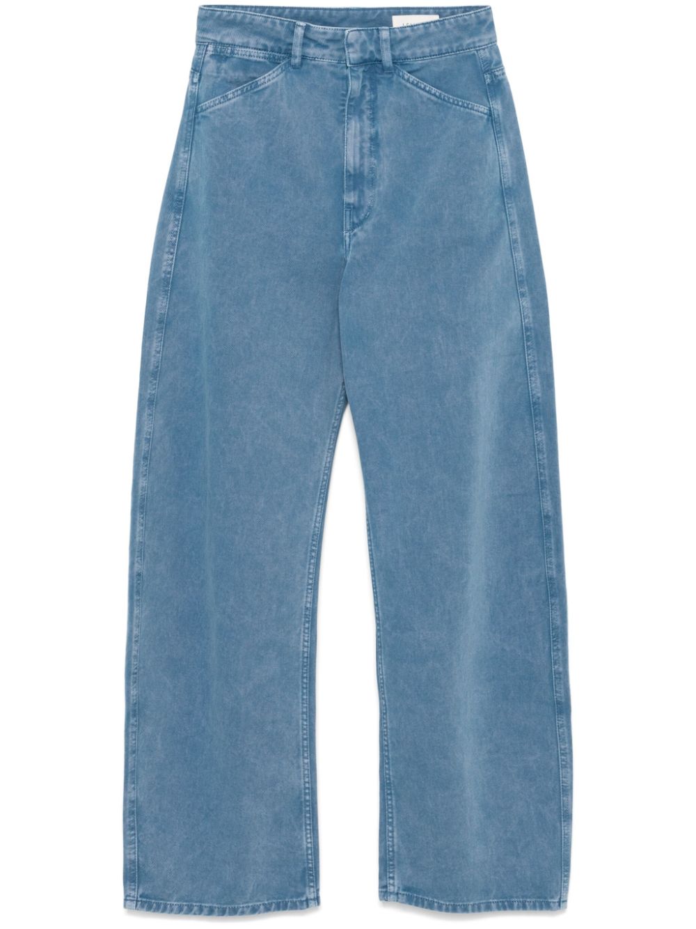 Lemaire High-rise Wide-leg Jeans In Blue