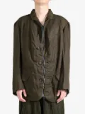 Ziggy Chen linen jacket - Green