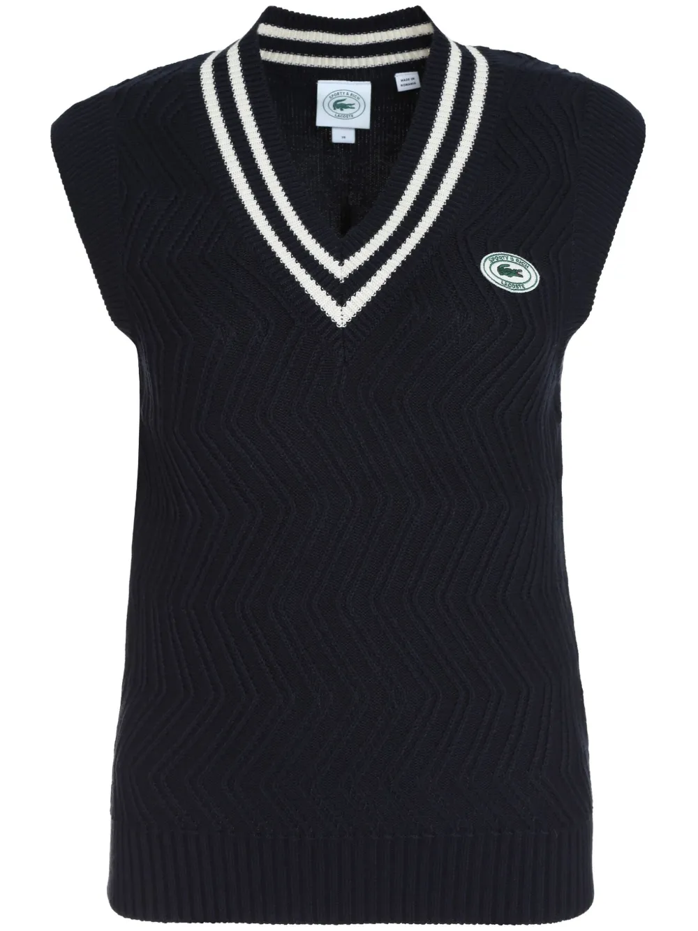 Sporty & Rich Lacoste x gilet Blauw