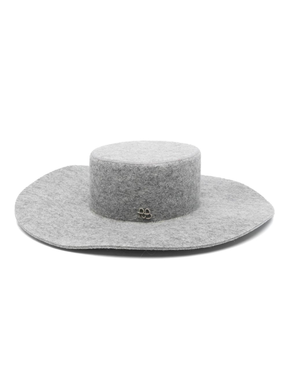 Ruslan Baginskiy logo-embellished fedora hat - Grey