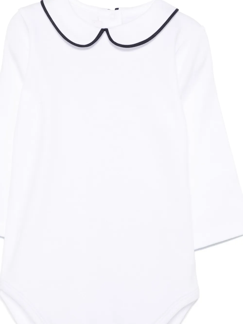 Mariella Ferrari Romper met contrasterende afwerking Wit