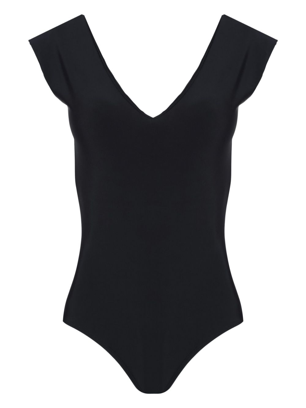 Amir Slama Twist-detail Swimsuit In Black