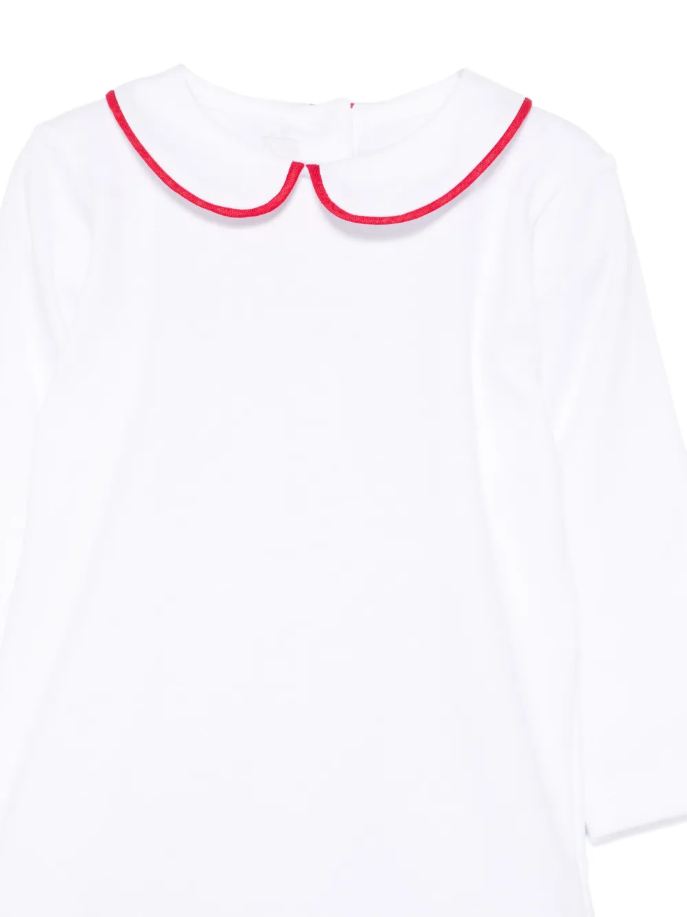 Mariella Ferrari Romper met contrasterende afwerking Wit