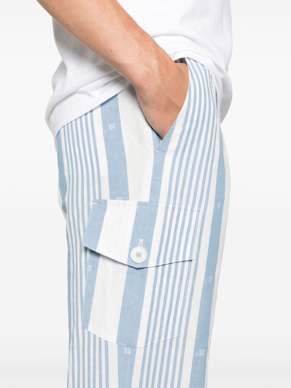 Givenchy 4G-striped trousers Men